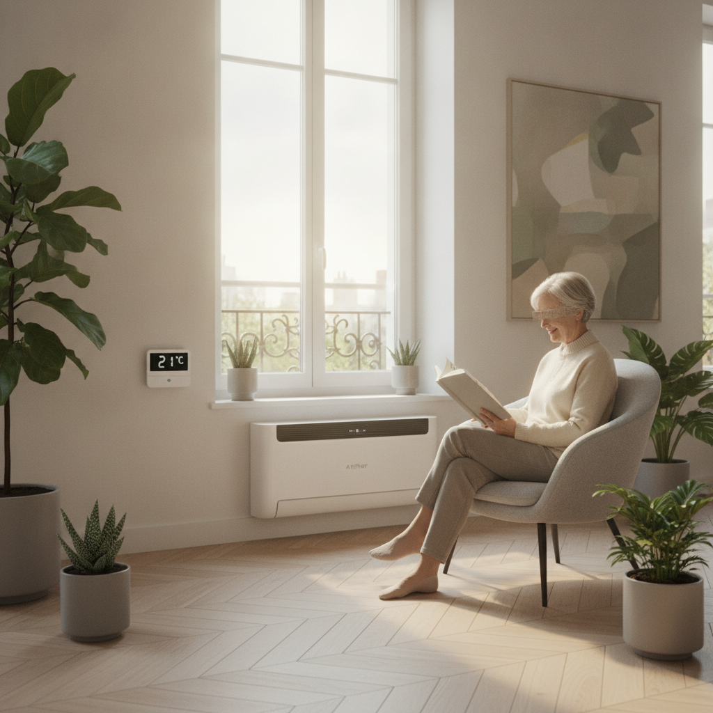 Reversible air conditioner: AC + heating 2-in-1