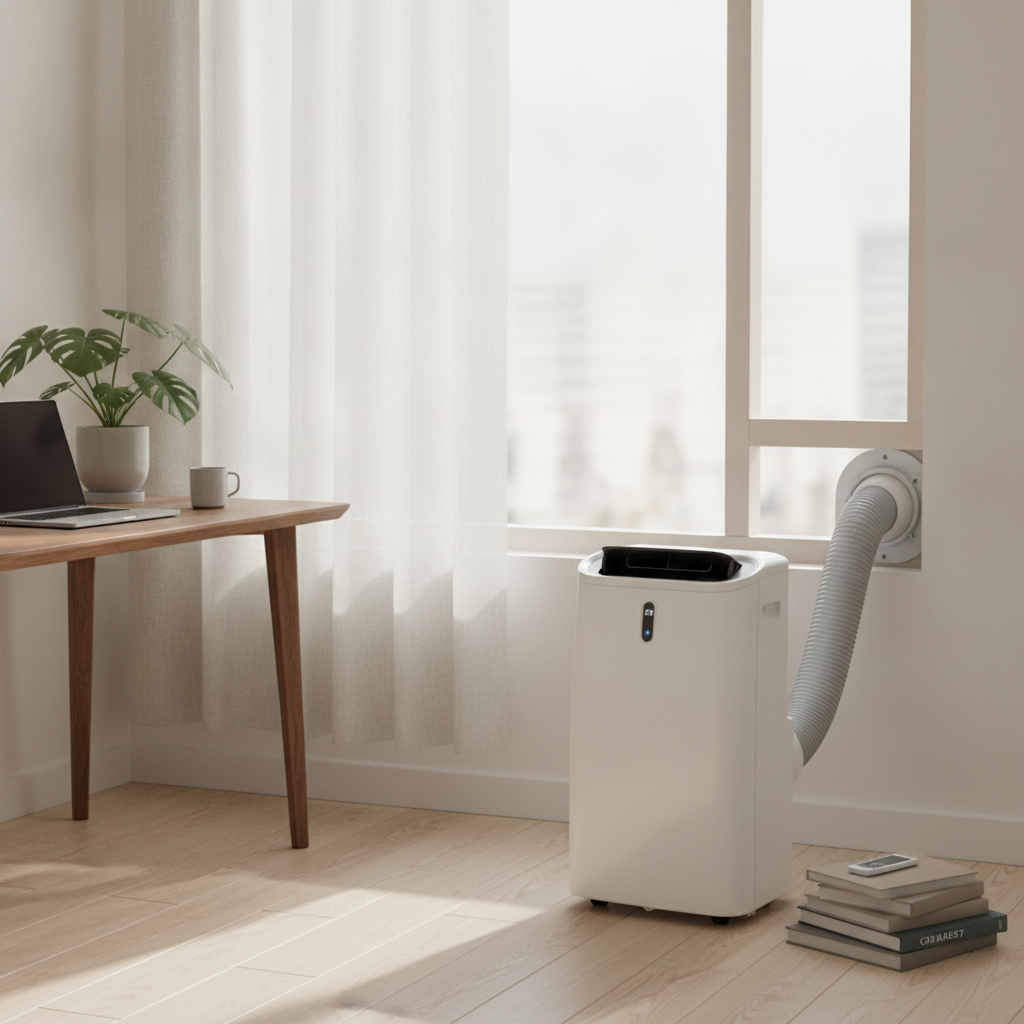 Climatiseur portable 14000 BTU – Refroidissement & déshumidification